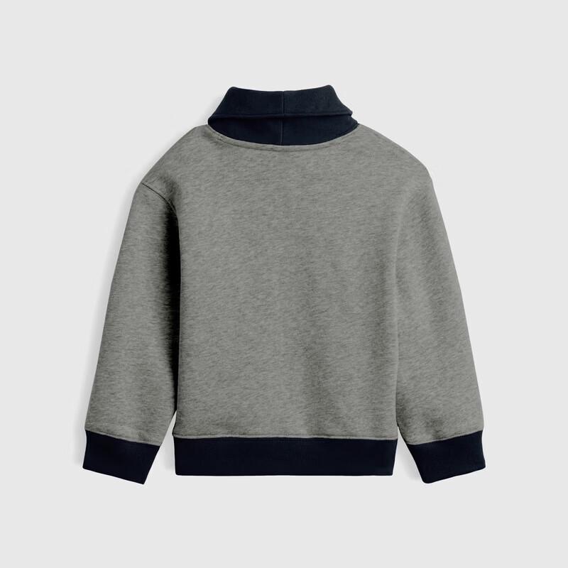 GAP Boys' Fleece Button-Up Sweatshirt