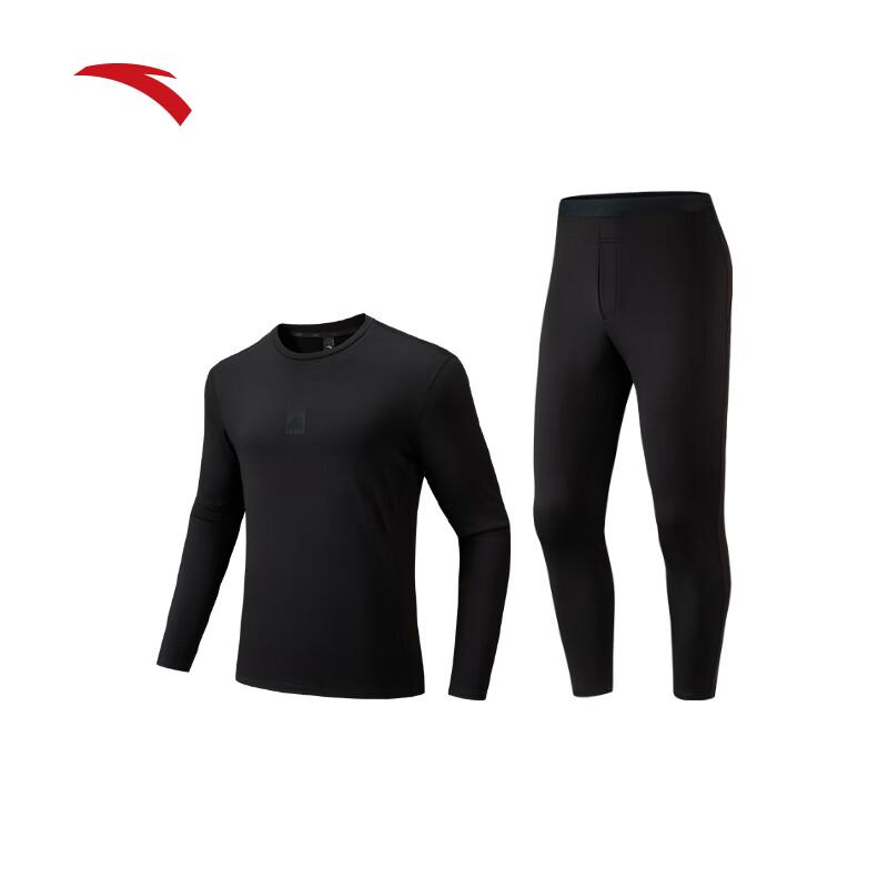 Anta Men s Fleece-Lined Thermal Underwear Set M