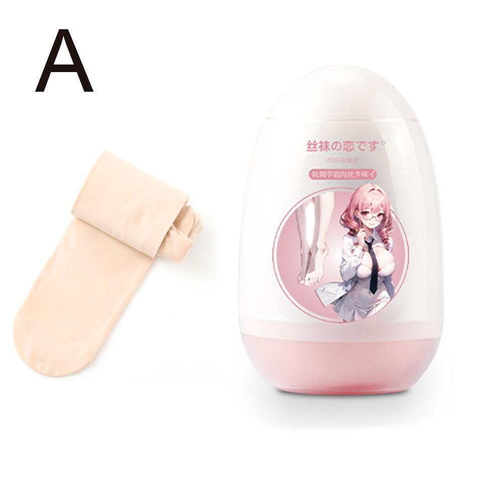 Male Masturbator With Sock  Masturbator  EGG Pussy Pocket Realistic Soft Erotic Adult Toys Sex Toy