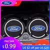 Car Sticker Hot For Ford PVC Car Water Cup Holder Anti Slip Coasters Pads For Ford Kuga Transit Ecosport ESCORT Fiesta Mk7 Focus