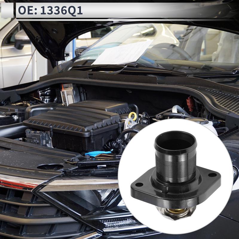 X Autohaux Engine Coolant Thermostat Housing Assembly for PEUGEOT 206 2D 1.1 1.4 1.6