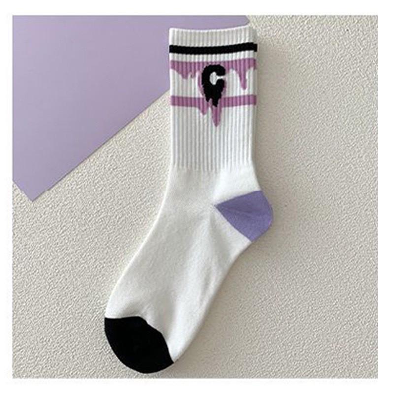 Socks For Women In Spring , With Three-dimensional Relief Design, Soft And Comfortable Women's Long Socks