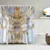 Tende da Doccia Angeli Stile Retro Europeo Tenda da Bagno Tessuto Impermeabile Decorazione Vasca da Bagno 180*180cm Tenda da Bagno Con Ganci