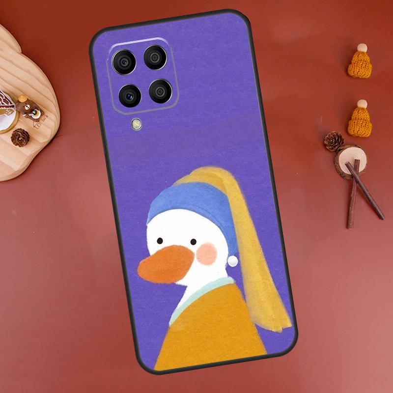 Cartoon Cute Animal Duck Case For Samsung Galaxy M12 M13 M14 M54 M23 M16 M11 M21 M31 M20 M34 M52 M32 M36 M56 M15 M55