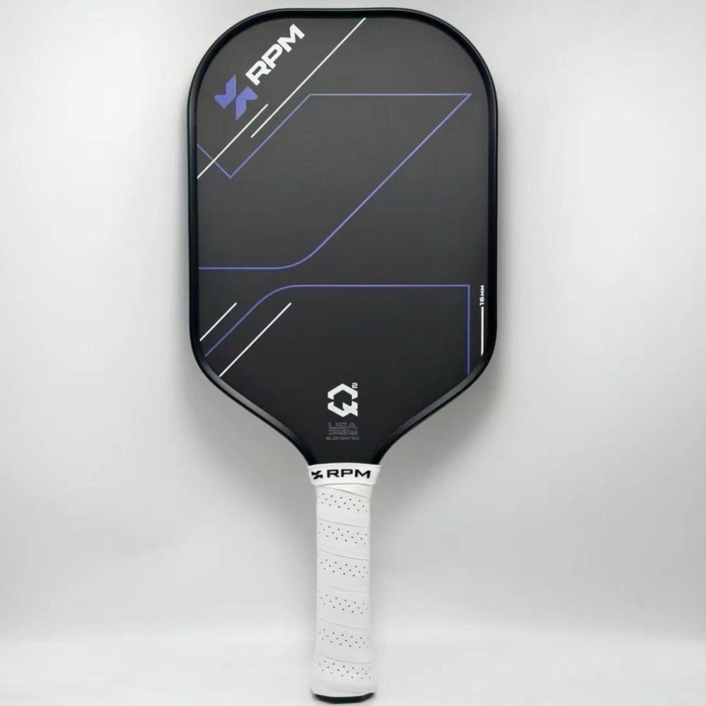 RPM Q2 Widebody Termoformet Kulfiber Pickleball Paddle 14mm/16mm Professionel Konkurrence Paddle