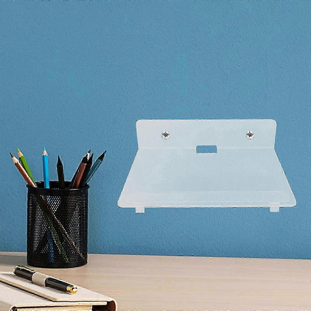 2026 Best!! Transparent Acrylic Floating Shelves for Wall Storage and Display Multi Functional Design Fits Any Room Decor 2 Pieces