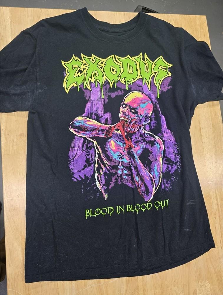 New Exodus blood in blood out Christmas Gift Unisex S5XL Shirt BI4 Unisex T-Shirt L