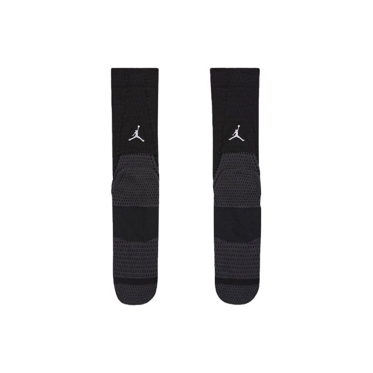 Jordan Logo Color Block Knitted Sports Mid-Calf Socks Unisex socks Black FZ3393-010