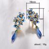 Lindon Fashion Copper Alloy Zircon Jewellery Drop Earrings For Women Wedding Party Gifts