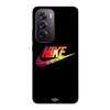 Case For Oppo Reno 12 5g Nike Colorful Logo Black Front Maniacase