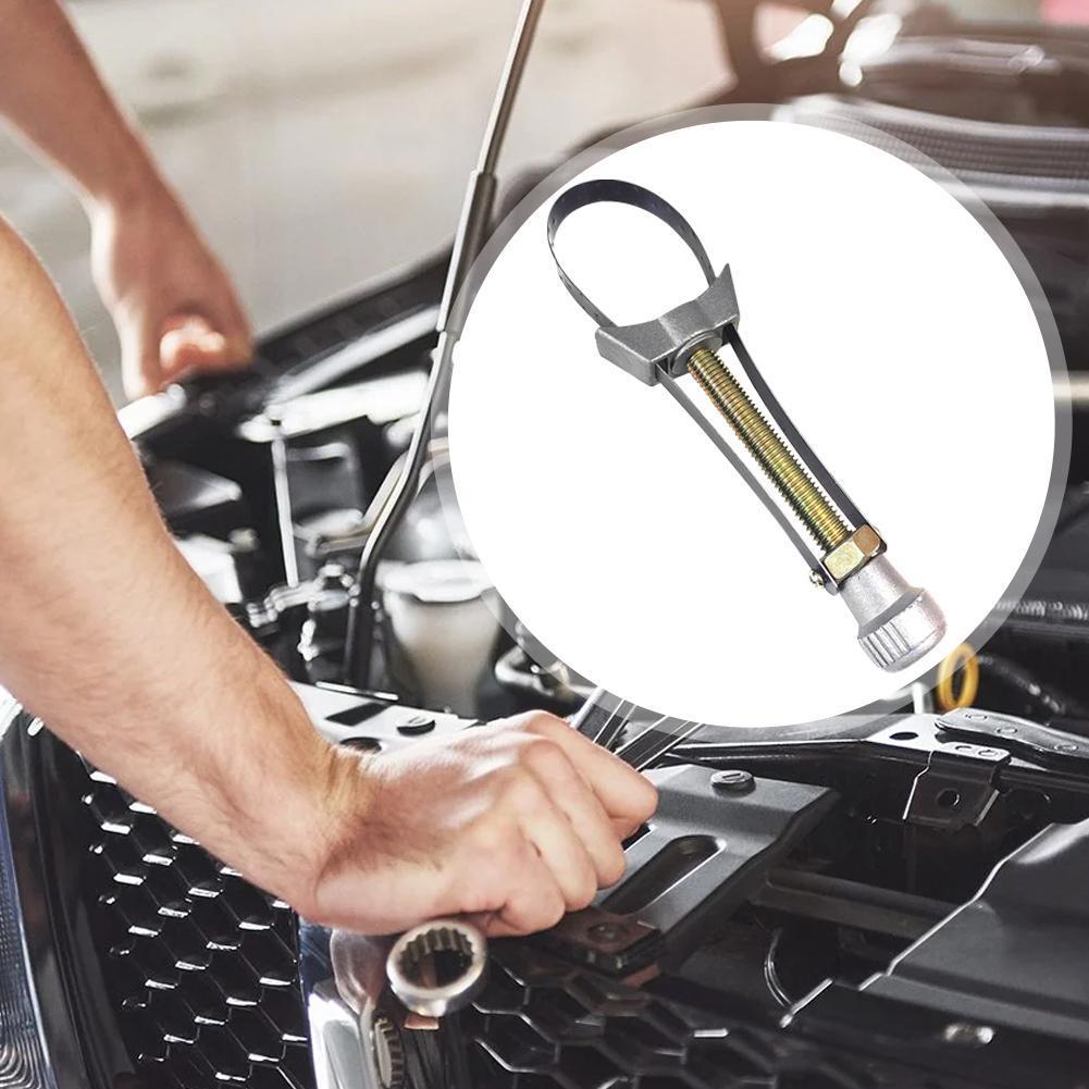 Car Oil Filter Removal Too Hand Tools Adjustable Automobile Spark Strap Diameter To Plug Wrench Repair 120mm Tool 60mm Stee Q7R5