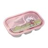 Food-Grade 304 Stainless Steel Kids Lunch Box, Compartment Tray, Cute Cartoon Design, Sealed Lunch Container for School Students and Office Adults
