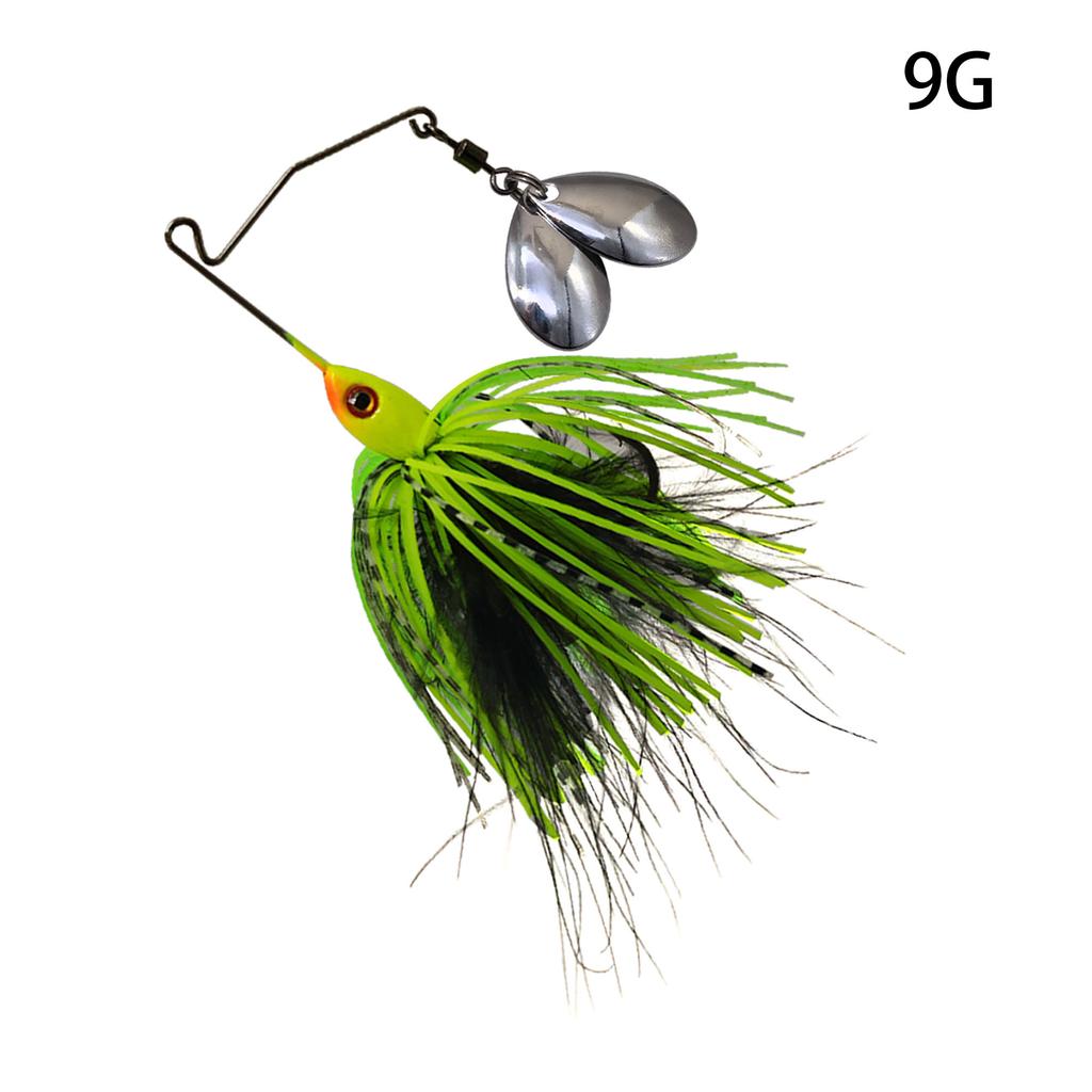 Mycena 7G/9G Spinner Bait Fishing Lure Chatter Bait Blade Jig Dancer Buzzbait Wobbler Chatterbait for Bass Pike