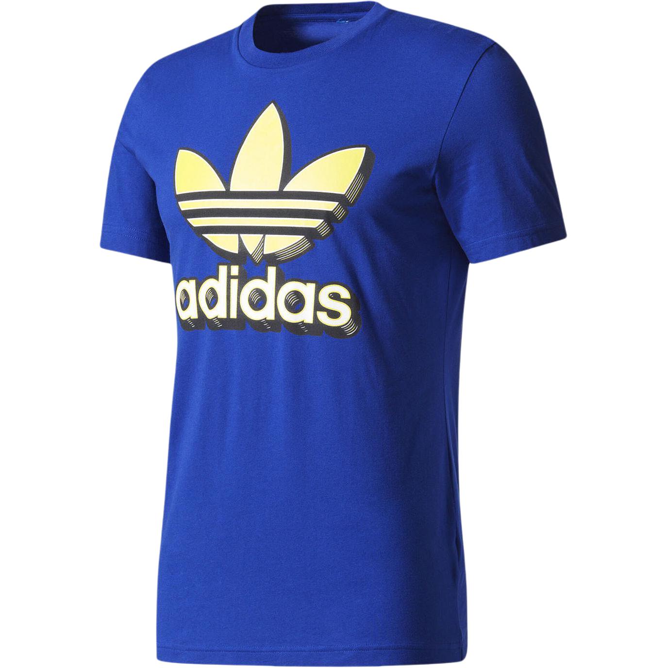 Adidas Originals Trefoil Casual Sports Comfortable Crew Neck Short Sleeve T-Shirt Men Tops BQ7721 L