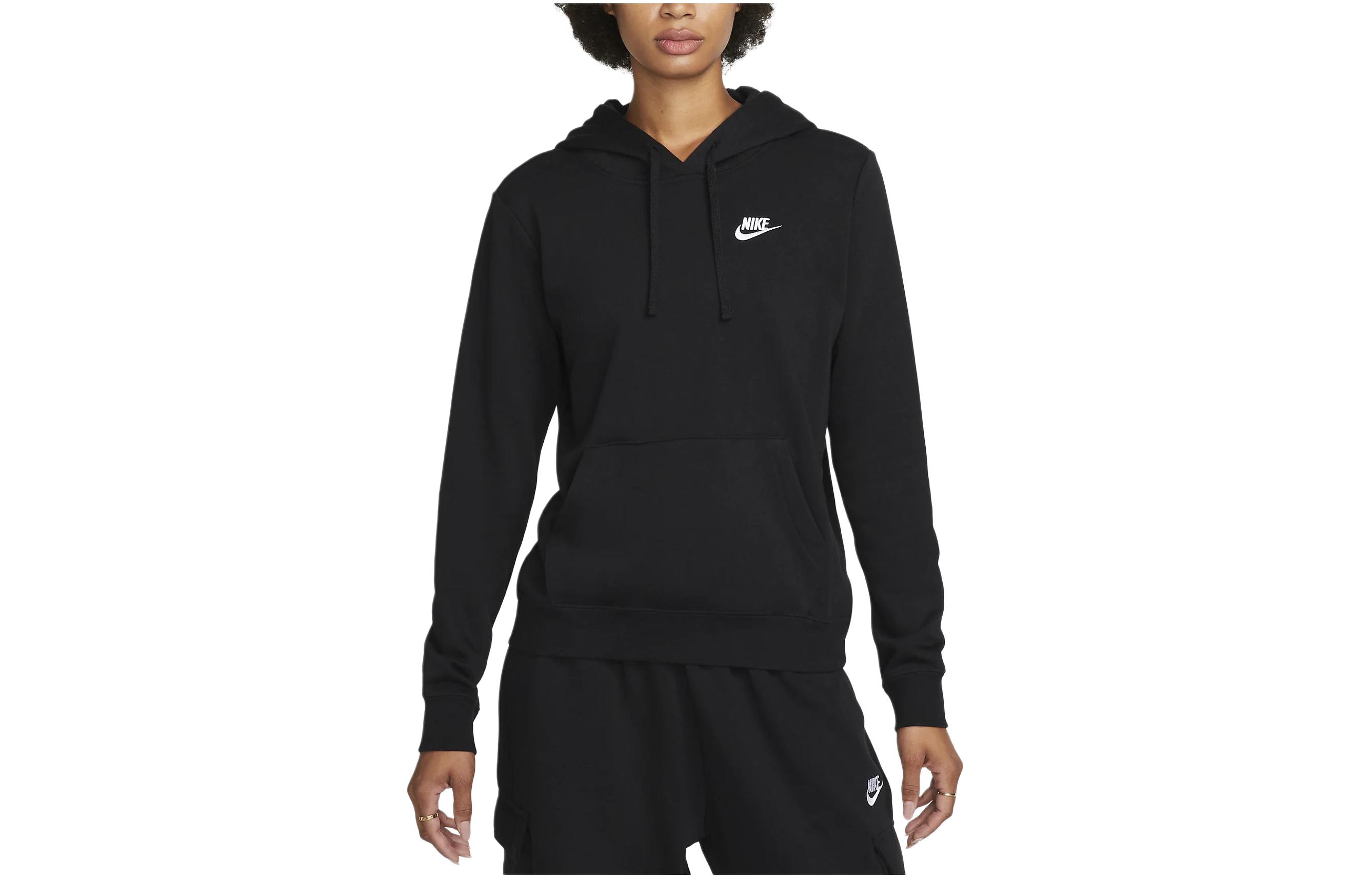 Nike Sweatshirts Women s Black Hooded Moderate Regular DQ5794-010 S
