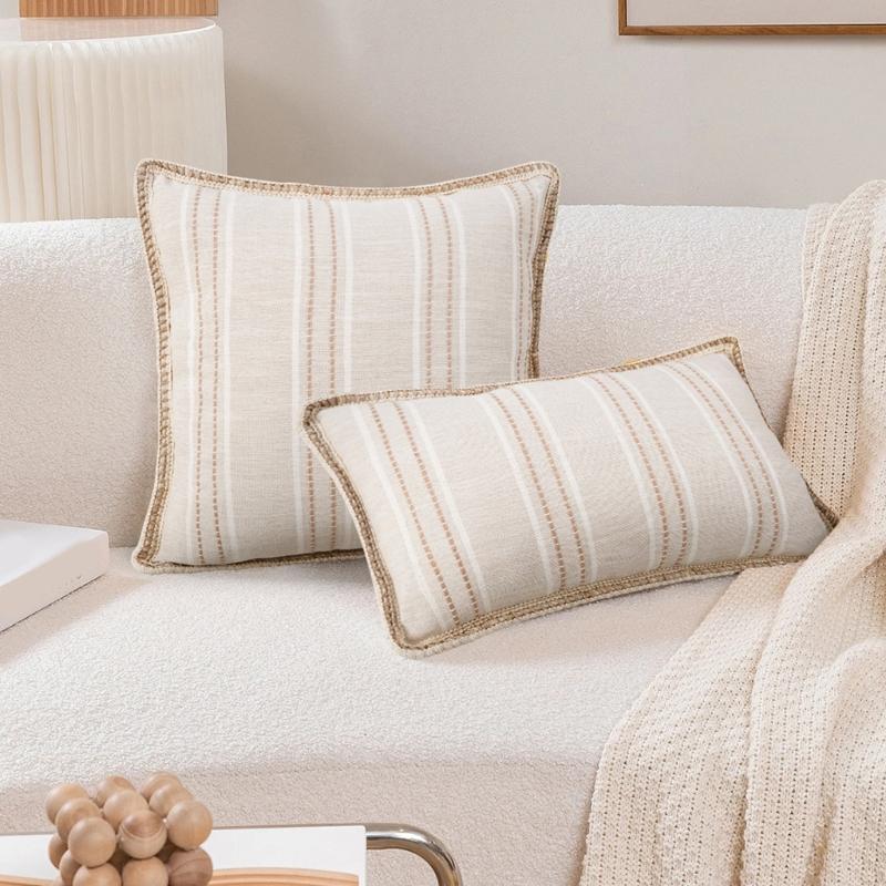 Natural Breathable Linen Pillowcase Soft Comfortable Fabric for Sensitive Skin Easy Caring Machine Washable