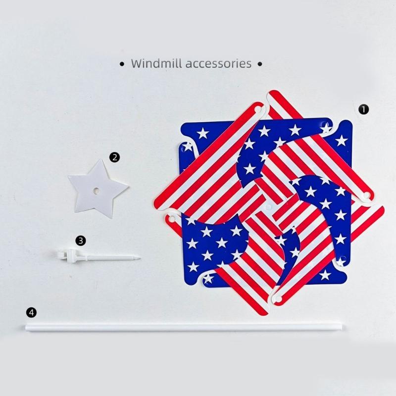 Wind Spinners Eye Catching Pinwheels Colorful for Kid Parties Camping Picnics Outdoor Gathering Lawns Garden Decorations