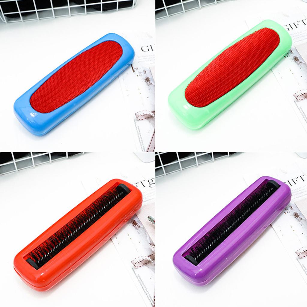 for Creative Plastic Carpet Dust Brush Handheld Carpet Table Sweeper Hand Broom Double Sided Dusting Brush Cleaning Tool