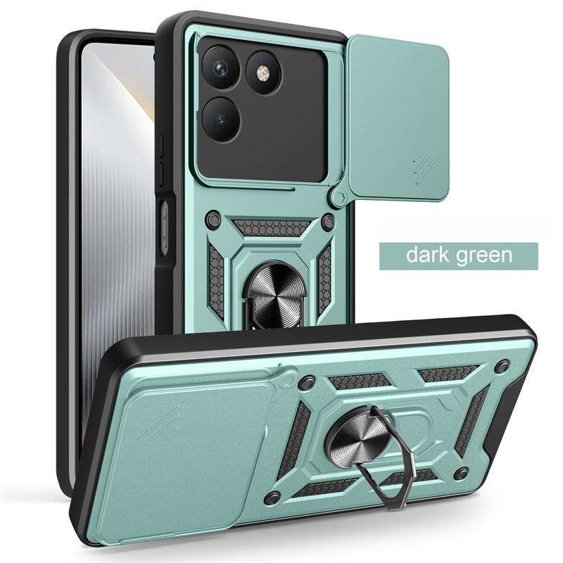Shockproof Armor Funda For Tecno Pova 7 4G Car Magnetic Holder Ring Case For Tecno Pova 7 Pro Pova7 Ultra 5G Lens Protect Cover