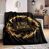1pc The Lord of the Rings Flannel Throw Blanket Lightweight Soft Warm All Season Blanket for Sofa, Bed, Travel,L1028073