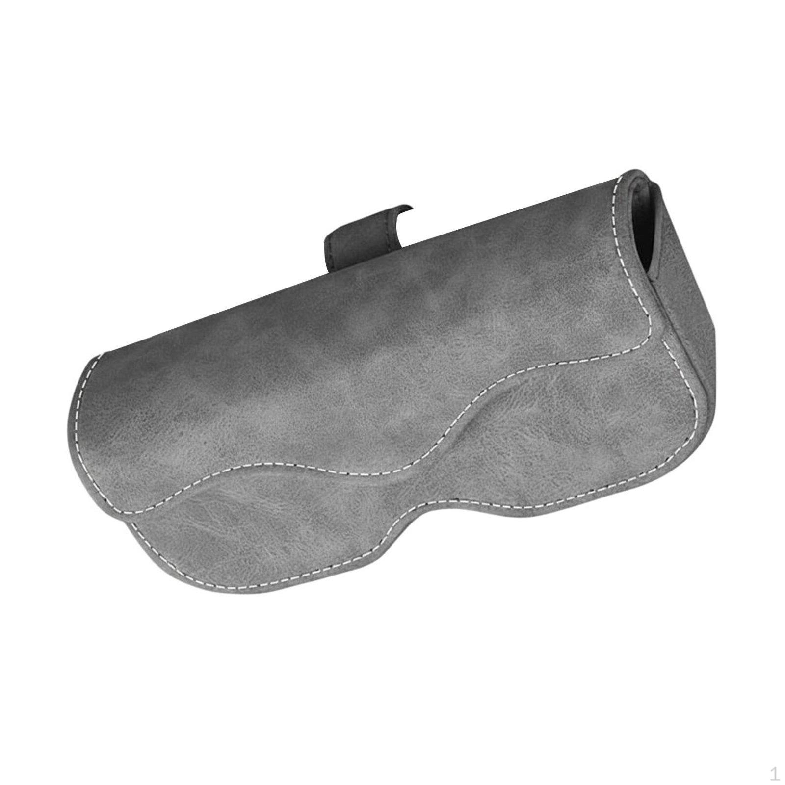 Car Visor Glasses Case Universal Adjustable Sun Hand Use Sunglasses Holder