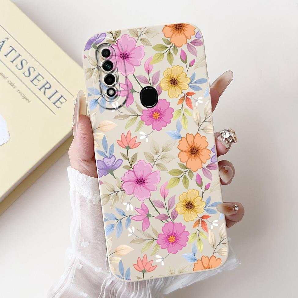 Casing For Oppo A31 2020 CPH2015 Case A8 PDBM00 Cute Cat Fashion Luxury Silicone Shockproof Phone Case For Oppo A8 Back Cover