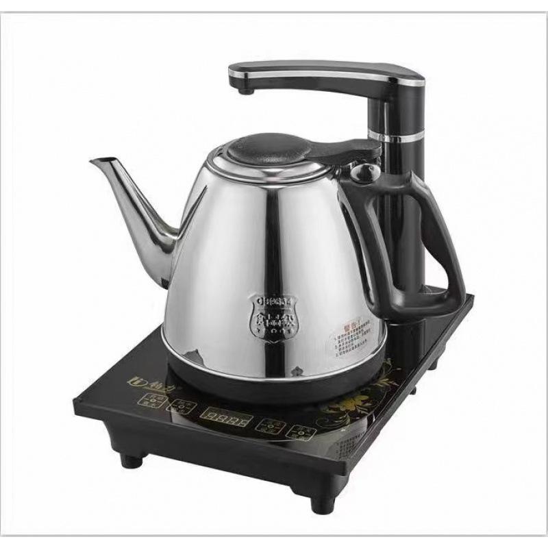 Автоматический электрический чайник с нижним подогревом и самовсасывающей плитой для чайного набора