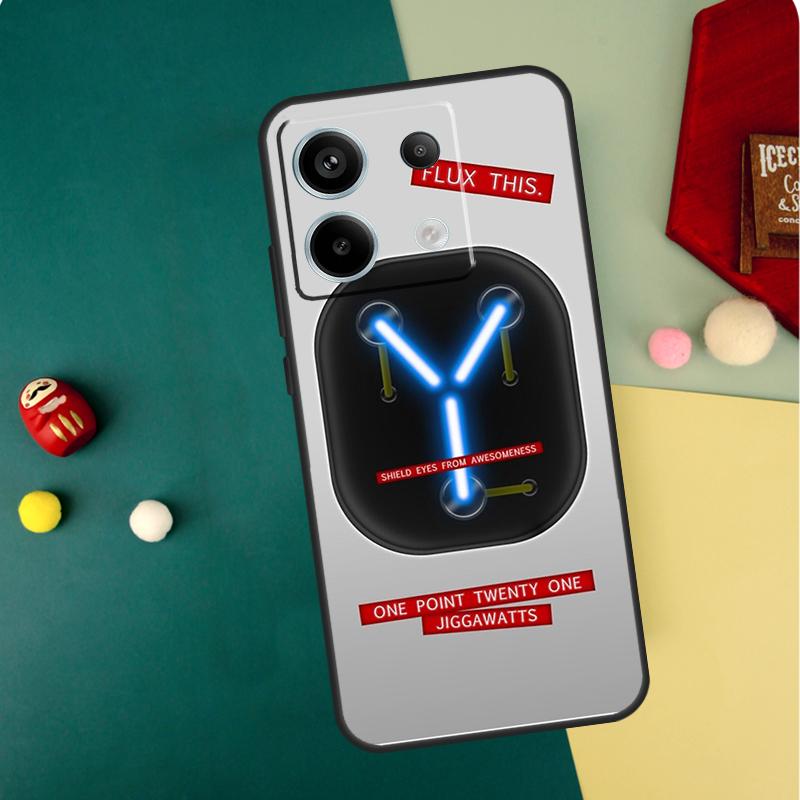 Back To The Future OUTATIME Case For Redmi Note 12 13 Pro Plus 9 10 11 9S 10S 11S 12S Cover For Redmi 12 9C 10C 12C 13C