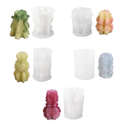 3D Flower Silicone Mold for DIY Soap Plaster Ornament Cake Fondant X3UC