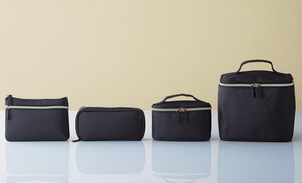 Basic Standard Large Vanity Makeup 17 X 21 X Eltrad Gold 145028 Pouch, Approx. 14.5cm (Stylish, Gorgeous, Series)