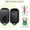 Key Fob Shell Case for Toyota 4Runner 1999 2000 2001 2002 2003 2004 2005 2006 2007 2008 2009/Sequoia 2001-2007 HYQ12BBX HYQ12BAN HYQ1512Y 4 Button