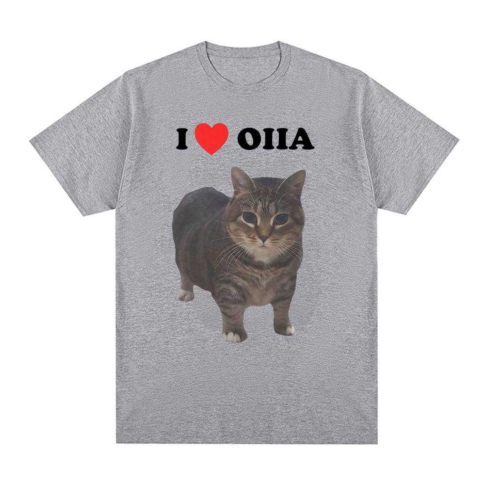 

Spinning Cat Meme Funny I Love Oiia Tshirt Unisex Harajuku Fashion Short Sleeve Tee Shirt Unisexs Clothing T Shirts Streetwear 4XL