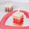 Love Bubble Candle Silicone Mold DIY Aroma Candle Making Supplies Gypsum Soap Mould DIY Heart Bubble Cube Valentine's Day Gifts