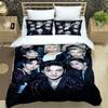 K-Pop Group 3D Printed Bedding Set S-Stray-K-Kids Duvet Cover Pillowcase Single/Twin/Full/Queen Size For Fans Bedroom Decor