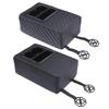 Rallonge pour accoudoir de siège arrière de voiture avec 2 porte-gobelets Organisateur de console centrale arrière de voiture Tapis rehausseur Pour intérieur de voiture