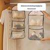 Hanging Organizer Clothes Storage Box Closet Organizer For Socks Bra Underwear Jeans Pants Hanging Bag Clothing Organization