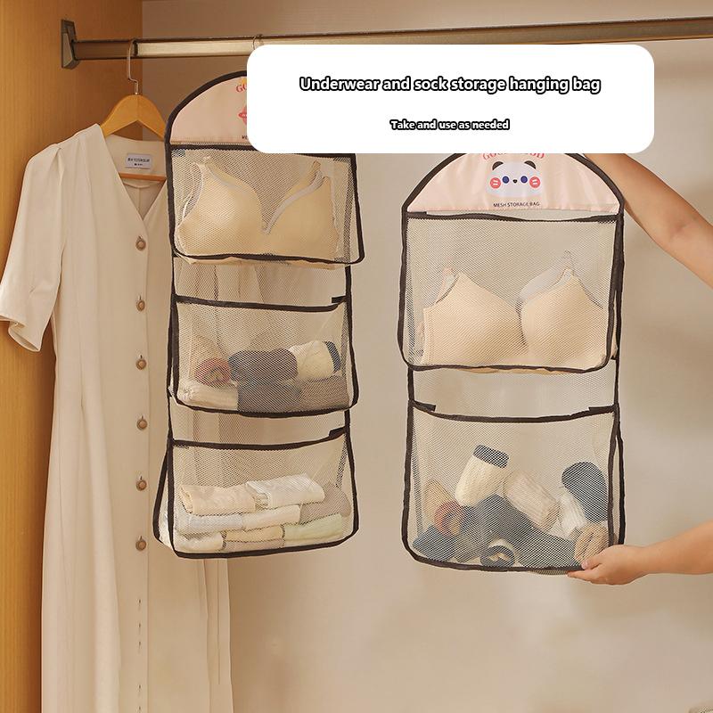 Hanging Organizer Clothes Storage Box Closet Organizer For Socks Bra Underwear Jeans Pants Hanging Bag Clothing Organization
