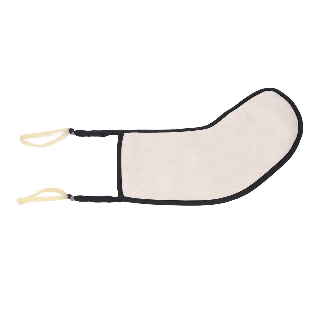 Violin Chin Pad with Elastic Strap Soft Velvet Non Slip Shoulder Rest Pad for 44 34 Size Violin