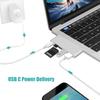 Přenosný USB C Hub 5 v 1 PD Rychlý Multi Port Rozšíření USB C Adaptér pro MacBooks pro Tablet