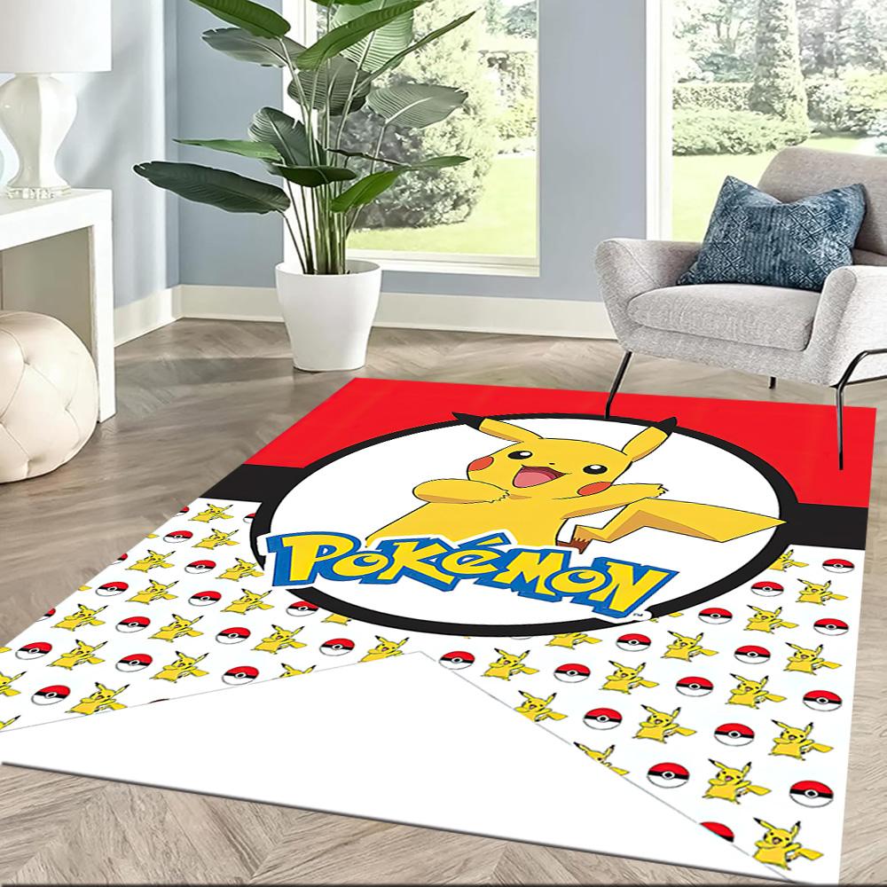 Pikachu Minimalist Artwork Square rugs are a great choice for living rooms, bedrooms, home décor, and as gifts.