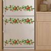 Fresh Strawberry Fower Rattan Wall Stickers Living Room Kitchen Bedroom Self-adhesive Wall stickers Background Decoration