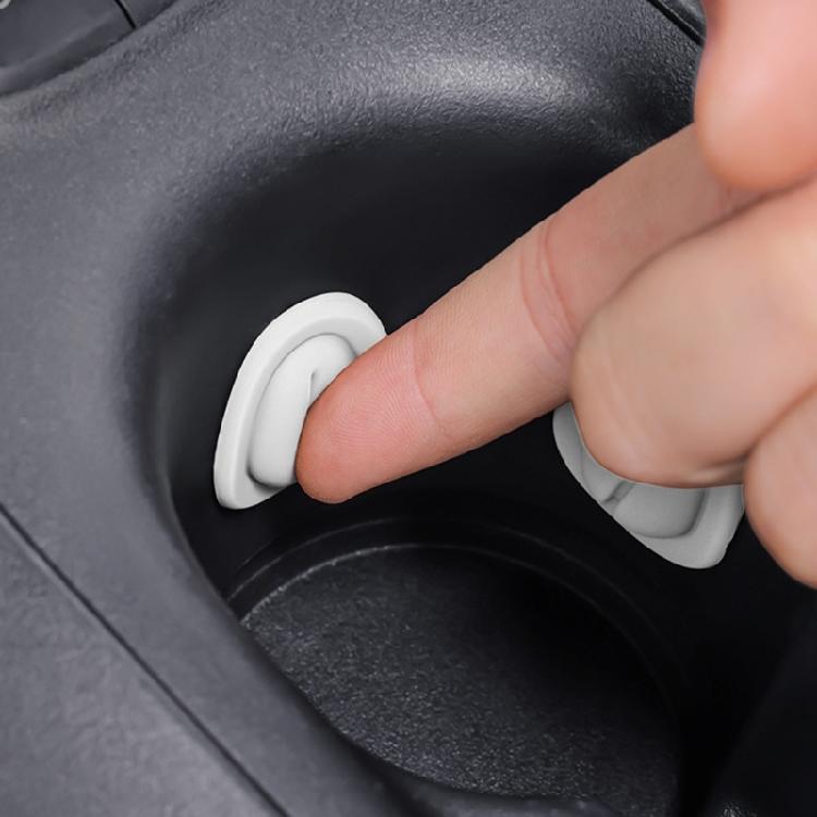 Water Cup Limiter Car Console Cup Holder Enhancers Flexible Silicone Inserts Noise Reduction For Stable Beverage Holding