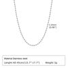 18K Gold Plated Two Tone Oval Beaded Chain Necklace for Women, Stainless Steel Clavicle Choker Necklace, Fashion Jewelry Gift