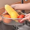 Kitchen Sink Drain Basket Leak-proof Metal Trash Strainer Stainless Steel Triangle Food Vegetables Peel Egg Filter Storage Tool