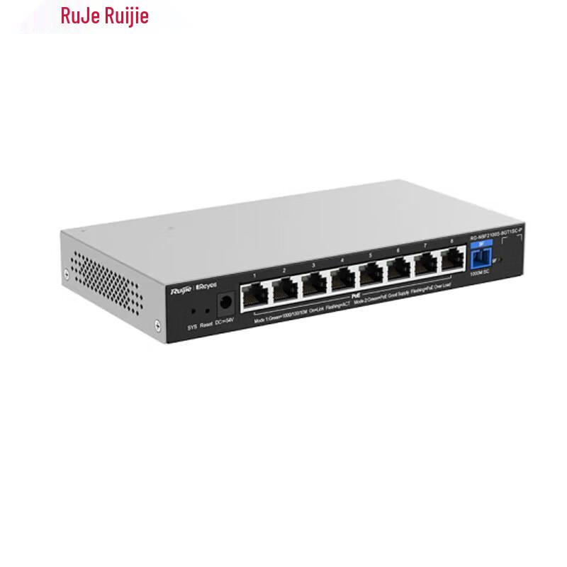 Ruijie RG-NBF2100S-8GT1SC-P 8-Port Gigabit Managed PoE Access Switch