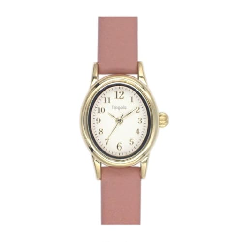 

Follow Fragola Oval Watch N03623A-1 PK Women s Pink