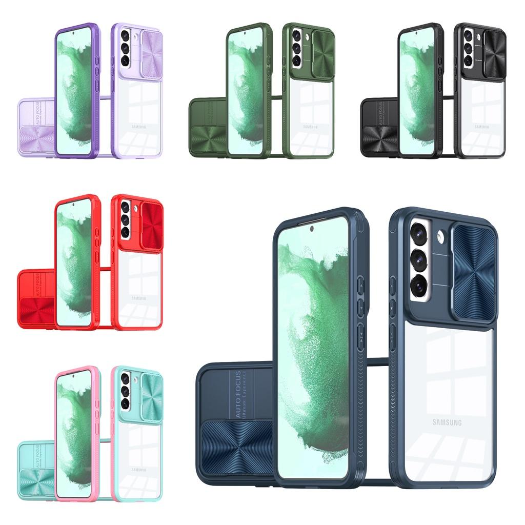 Protective And Stylish! Two-in-one Samsung S23 Ultra Phone Case In Trendy Colors Navy Blue Blue+pink Chinese Red Purple Olive Green Black Pink+green