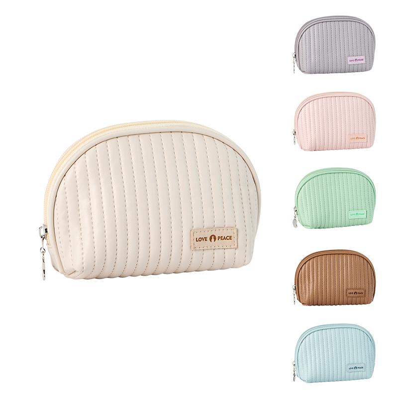 Portable Makeup Bag Women Cosmetic Bag Small Travel Essentials Organizer Waterproof Coin Money Storage Sanitary Pad Organizer