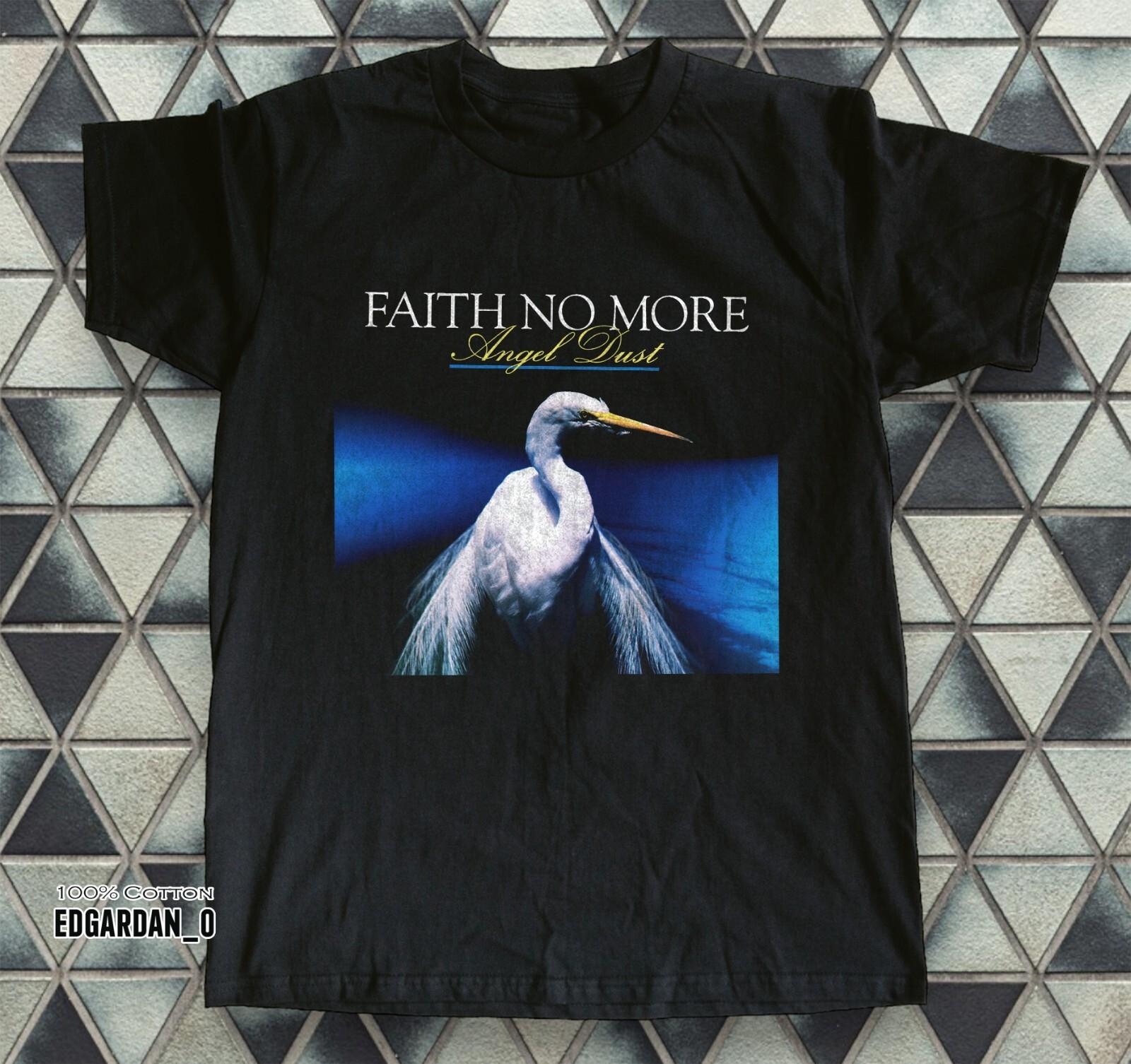 Faith No More Angel Dust Album Music Black T-Shirt Size S-5XL M