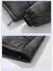 2025 Winter Men's Trendy Korean Tie-Dye Hooded Down Jacket